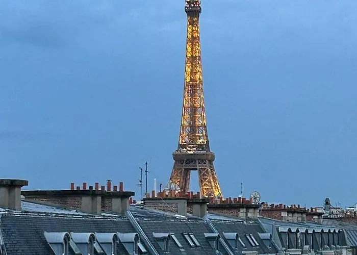 Lägenhet Elegant Vue Tour Eiffel *